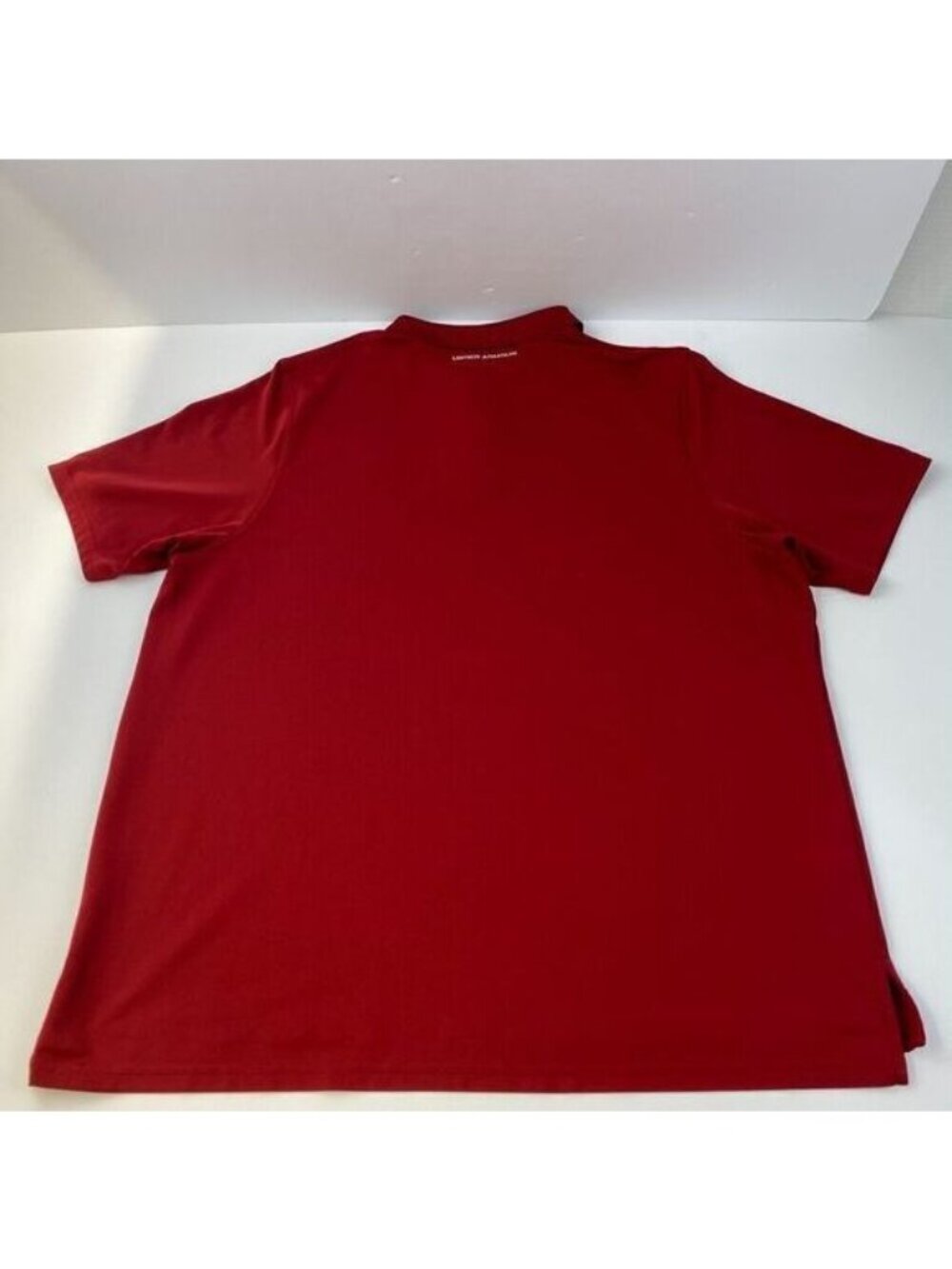 Under Armour Heatgear Loose Golf Polo Shirt Men's Size 2XL  Red Stretch Comfort